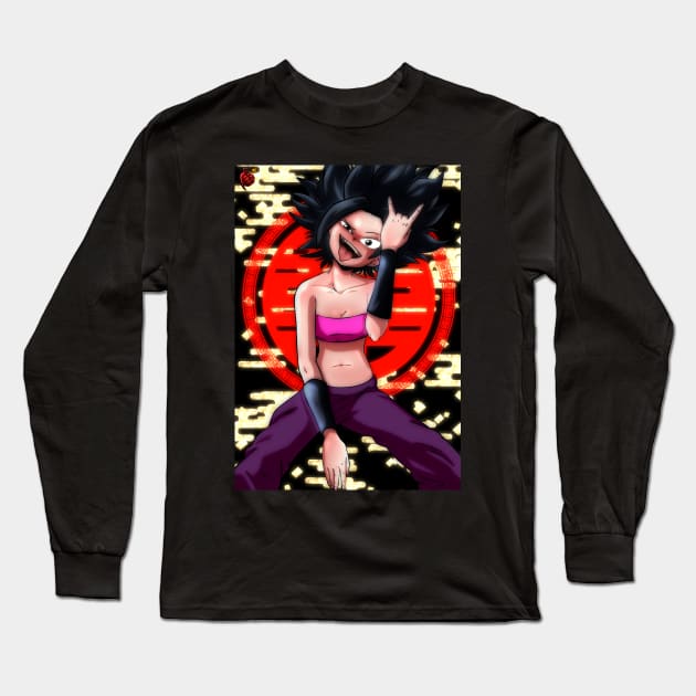 Queen Caulifla Long Sleeve T-Shirt by Ragnariley